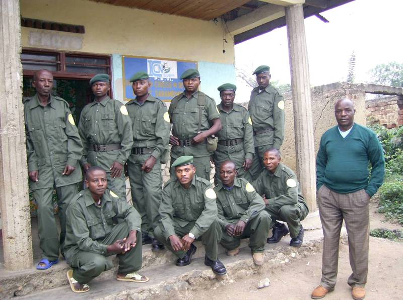 [Translate to EN:] Uniformen für den Virunga-Nationalpark und das Sarambwe-Reservat (© Claude Sikubwabo)