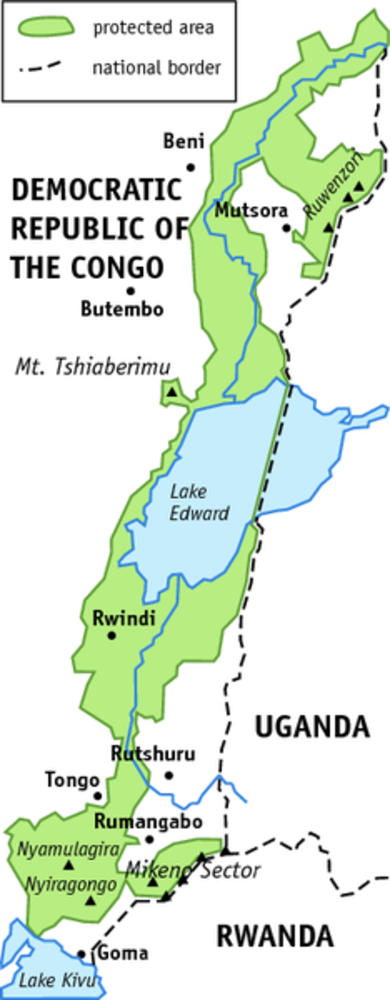 Virunga National Park Map Virunga National Park - Berggorilla & Regenwald Direkthilfe E.v.