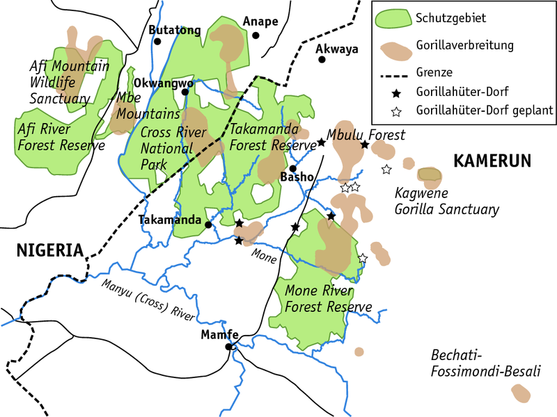 Gorilla-Guardian-Dörfer in Kamerun