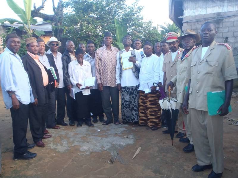 ACTRIFE family photo after the general assembly at Douala